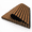 Walnut-23.6" x 47.2" 4 Pack, variant on Walnut 11" x 15.7" 20 Pack Acoustic MDF Wood Slat Decorative Wall Panels