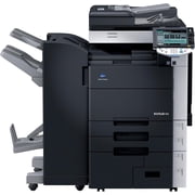 Restored Konica Minolta Bizhub 552 Multifunction Copier / Printer / Scanner   55 ppm B&W, Scan Color, Auto Duplex, 250-Sheet Staple Finisher Optional, 150,000-Page Duty