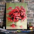 thumbnail image 3 of Irfora 12x16 pulgadas DIY pintura al óleo sobre lienzo pintura por número Kit patrón de flores para adultos niños principiantes artesanía hogar decoración de pared regalo Irfora Pintura al óleo, 3 of 7