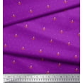 thumbnail image 3 of Soimoi Poly Georgette Fabric Artistic Flower & Dots Print Fabric by the Yard 42 Inch Wide, 3 of 3