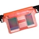 thumbnail image 2 of Bolsa Bolso seca de PVC para deportes al aire libre, impermeable, con bolsillo, riñonera (naranja), 2 of 5