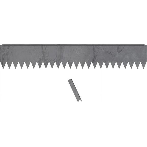 Edge Right - Hammer-in Landscape Edging - 48-inch Strips - 8-inch Depth 1/4-inch Rounded top COR-Ten Steel (1 Pack)