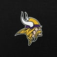 thumbnail image 2 of Men's Antigua Black Minnesota Vikings Victory Chenille Pullover Hoodie, 2 of 2