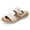 Apricot, variant on Littleplum Women's Arch Support Sandals Wide Leather Strap Casual Summer Beach Sandals for Women,Black,Size 5.5