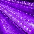 thumbnail image 4 of Christmas Net Lights With 8 Modes Waterproof On Trees Bushes Grass Or Any Other Occasions Restaurant Hotel In Seconds To Finish Your Decor Halloween Wedding 3*2M Purple 118.11*78.74" 1PC, 4 of 4
