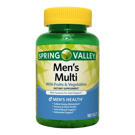 Spring Valley Men s Multi Tablets  150 Count