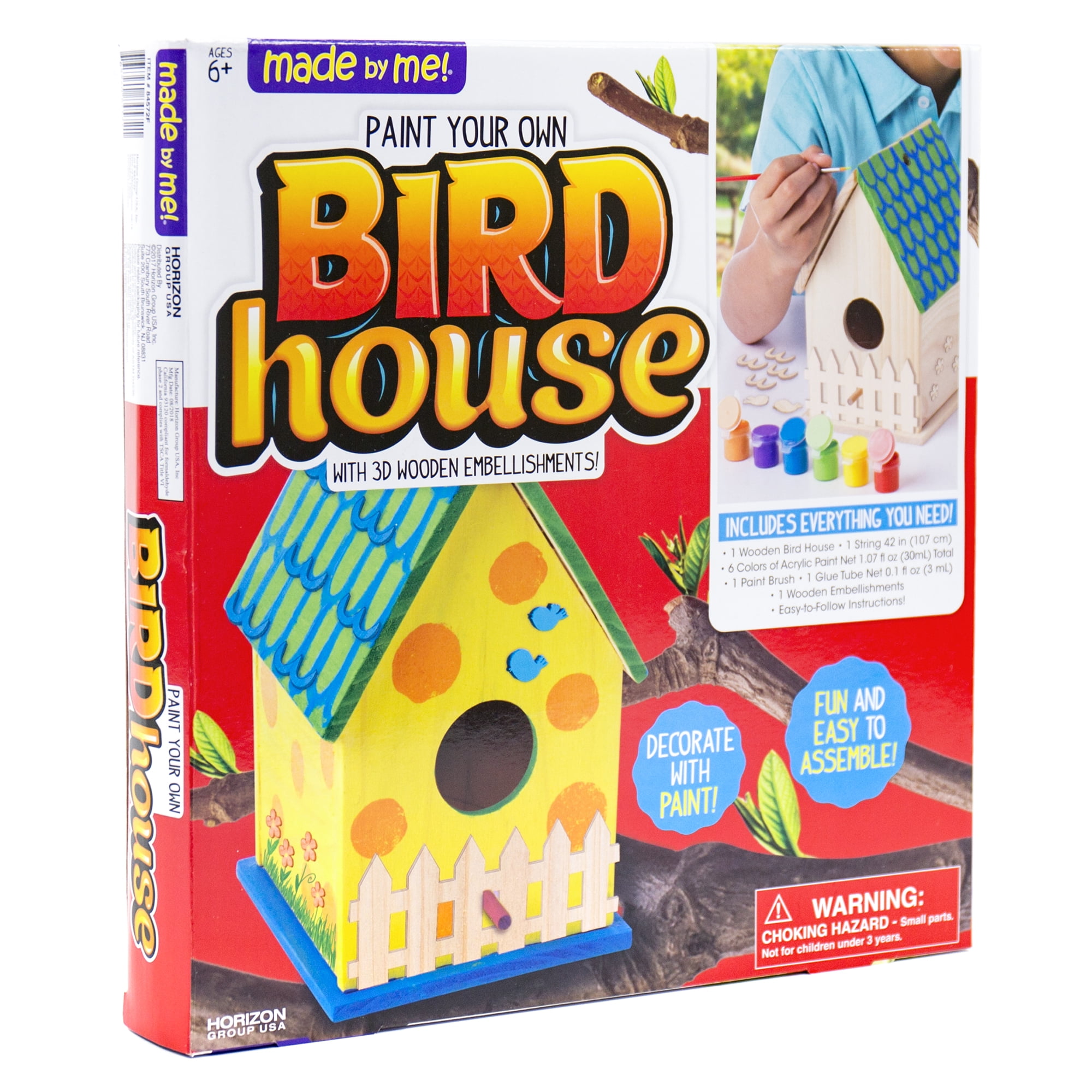 Creative DIY Spring Small Wooden Bird For Kid/'s Toys