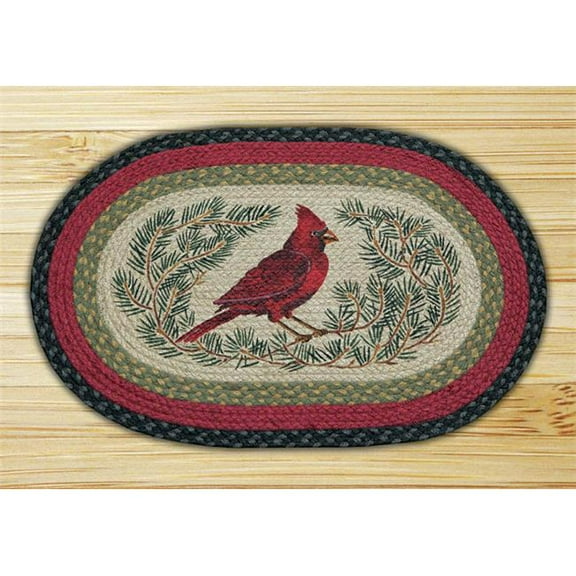 Earth Rugs 65-238C Cardinal Oval Patch