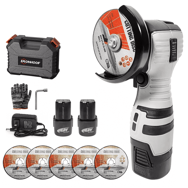 Mini Esmeril Angular Inalámbrica Pulidora 16.8v 75mm28000rpm Gris/Negro