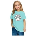 thumbnail image 2 of Royal Blue Kids Girl Boy Boat Neck T Shirts Work Out Gym Lounge Jogger Tee Tops for Kid Short Sleeve Baseball Graphic Cute Basic Fall Summer Shirts 2026 Clothing Fashion 4 Years, 2 of 5