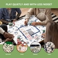thumbnail image 3 of Coquette Blue Coastal Cowgirl Mahjong Mat 31.5 x 31.5 in, Blue and White Country Western Beach Rodeo Anti Slip and Noise Reduction Game Table Cover for Mahjong Dominoes Card Board Tile Games, 3 of 6