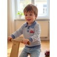 thumbnail image 5 of Miaouyo Boys Sweatshirt, Long Sleeve Striped Embroidery Fire Engine Hoodie Pullover, 5 of 9