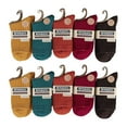 thumbnail image 3 of 10 pares de calcetines de pantorrilla para mujer, calcetines gruesos y cálidos para parejas en climas fríos 18cmx10cm, 3 of 9