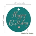 thumbnail image 6 of Inkdotpot Rose Gold Foil Paper Hang Tags Happy Birthday Favor Tags 100 Pieces, 6 of 7