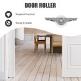 thumbnail image 2 of MIANGASTORE 4 Pcs Rouleau de Porte Coulissante pour Placard Roues de Douche en Métal Rouleaux de Coureurs Roue de Poulie pour Meubles Placard Garde-Robe, 2 of 9