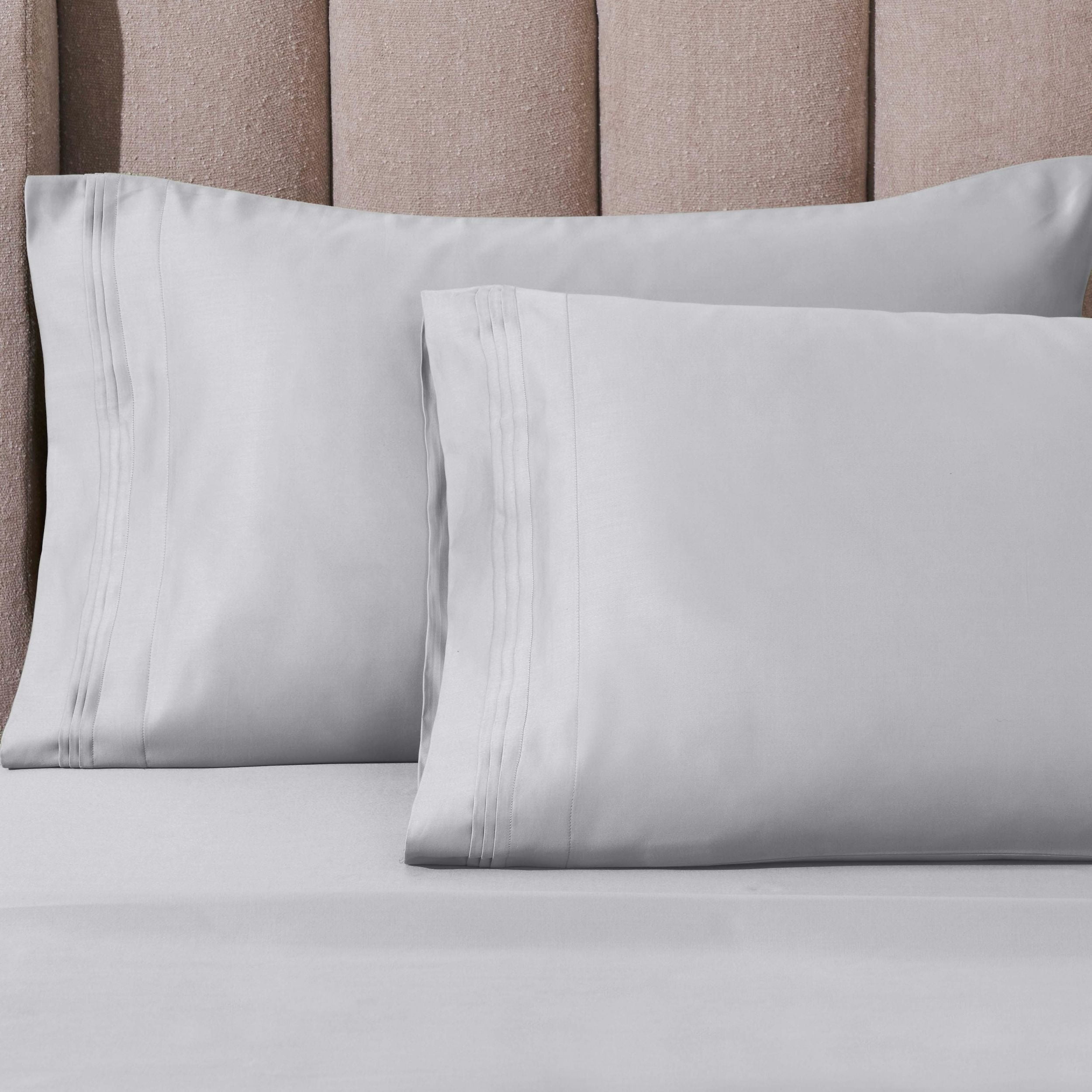 Superior 1000 TC Egyptian Cotton Extra Deep Pocket 20 Inch Sheet Set, Cal King, Platinum