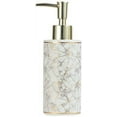 thumbnail image 2 of AURORA TRADE 300ml Hand Soap Dispenser, Cylinder-Shaped Marbling Resin Refillable Shampoo Essential Oil Container Soap Dispenser for Bathroom, Kitchen, 2 of 2