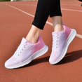 thumbnail image 3 of Vedolay Women's Platform Sneakers Women's Soft Flat Slip-on Sneakers Breathable Non-Slip Shoes,Hot Pink 8, 3 of 5