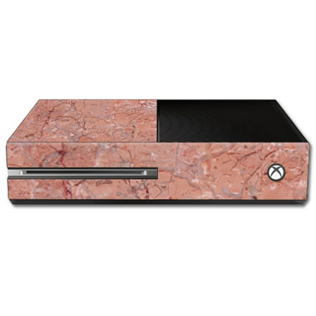 MightySkins Protective Vinyl Skin Decal for Microsoft Xbox One Console Case wrap cover sticker skins Pink Marble