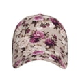 thumbnail image 2 of Yiaed Rose Flowers Print Cap Adjustable Size for Running Workouts and Outdoor Activities All Seasons, 2 of 5