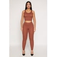 thumbnail image 2 of Women's Daisy Ribbed Knit Cropped Tank Top, 2 of 4