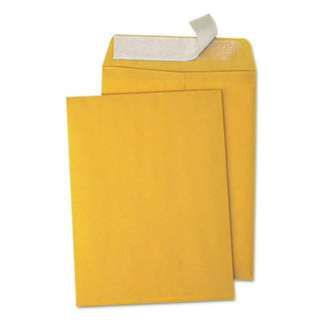 Pull & Seal Catalog Envelope, 10 x 13, Kraft, 100-Box