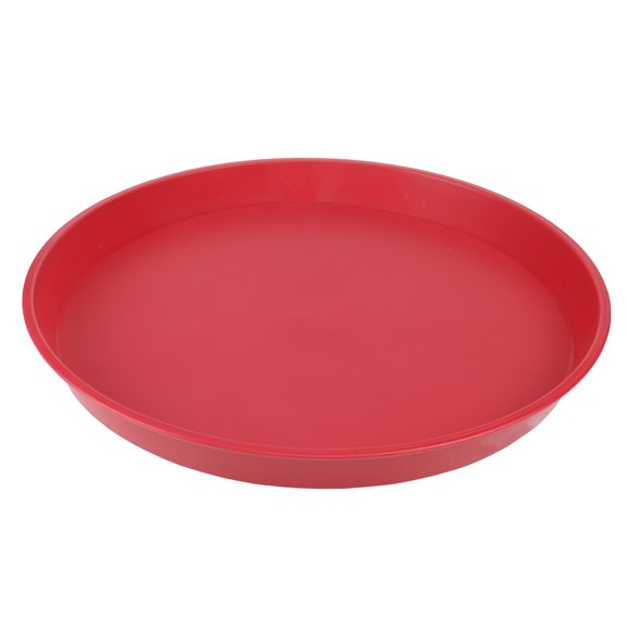 Chef Craft Sturdy Serving Tray, 16 inch, Red