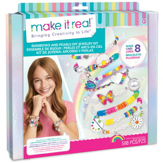 Make It Real: Sweet Treats DIY Bracelet Kit - Create 7 Charm Bracelets, 280  Pieces Included, Make Dessert Themed Eye-Catching Bracelets, DIY