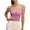 Hot Pink, variant on Womens Sleeveless Tank Tops Square Neck Crop Workout Athletic Yoga Shirts with Built In Bra Padded Slim Fit Activewear, Summer 2026 Performance Running Exercise Apparel