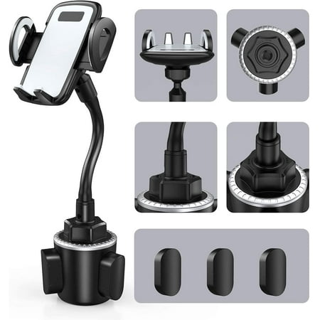 [Upgraded] Cup Holder Phone Holder for Car, Car Cup Holder...