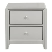 Furniture of America Zarek Modern 2-Drawer Adult Nightstand, Champagne