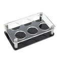 YIHONGMU Acrylic Shot Glass Display Holder 6Hole Rack for Bar & Party