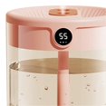 thumbnail image 4 of 2L Dual Nozzle Air Humidifier USB with LCD Display and Large Capacity Essential Oil Diffuser for Home Bedroom Pink, 4 of 4