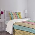 thumbnail image 5 of Ambesonne Pastel Quilted Bedspread Set 2 Pcs, Colorful Wooden Planks, Twin Size, Multicolor, 5 of 6