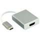 thumbnail image 1 of M9K USB-C USB 3.1 Type C to HDMI 1080p HDTV Adapter Cable for 2015 A6q New 12 Inch Macbook - Silver, 1 of 4