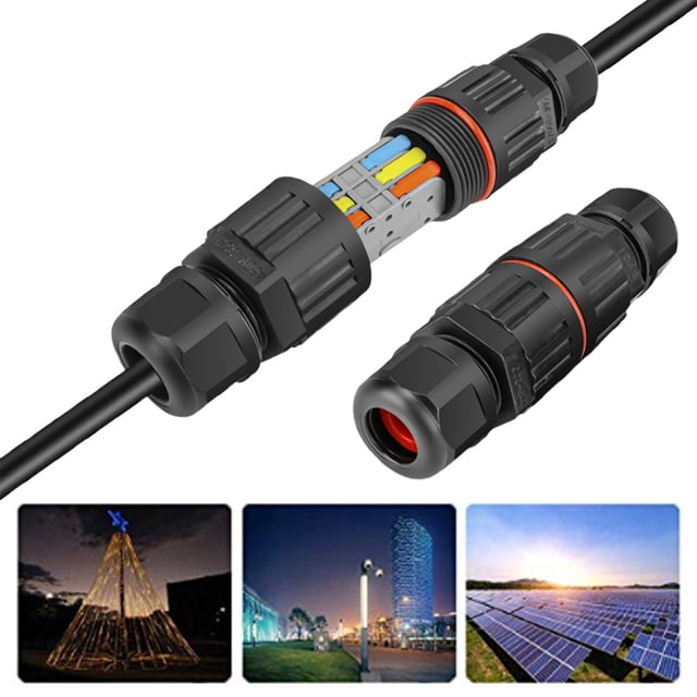 Outdoor Wire Connectors - Waterproof Cable Joiner, Heavy-Duty Electrical Sleeve, Reliable Connection Box, Quick Maintenance Expansion Device | Garden Lighting, Patio Fixtures, Home, Exterior Powers