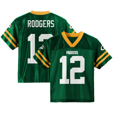 Youth Aaron Rodgers Green Green Bay Packers Team Color Jersey