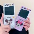thumbnail image 2 of Funda de teléfono para Samsung Galaxy Z Flip 3, 4, 5, bonita funda trasera de Hello Kitty, Mickey, Sanrio, Kuromi Edge, 2 of 5