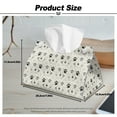 thumbnail image 7 of ZUXONGSY Dog Paws Tissue Box Covers Pack of 2 Rectangular PU Leather Tissue Box Holder with Snap Button Leather Tissue Holder for Bathroom Napkin Tissue Dispenser Attractive Decor, 7 of 7