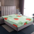 thumbnail image 4 of Erosebridal Cartoon Strawberry Sheet Set Twin, Fruit Bedding Sets Twin Size, Flower Daisy Decor, 3 Pieces, 4 of 7