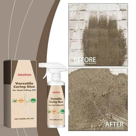 

Naittoop Clearance 2024! Versatile Curing Glue For Sand Falling Off Strong Sand Solidification Spray Can Effectively Fix The Base To Weathering Erosion 120ml