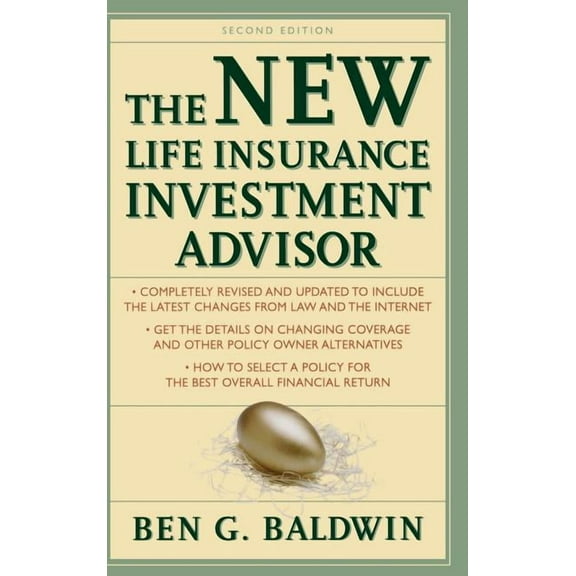 New Life Insurance Investment Advisor: Achieving Financial Security for You and Your Family Through Today's Insurance Pr, (Hardcover)