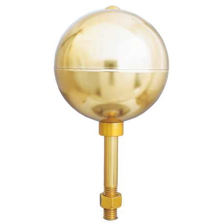 UPC 026427000515 product image for Annin Flagmakers 800051 6 in. Gold Anodized Aluminum Ball | upcitemdb.com