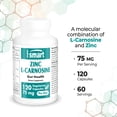 thumbnail image 4 of Suplemento Supersmart Zinc L-Carnosina 75 mg/día 120 cápsulas, 4 of 7