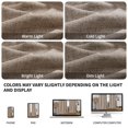 thumbnail image 4 of Cortinas de ventana CUCRAF, 100% opacas, lino sintético, 214 x 213 cm, color caqui claro, 4 of 7