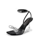 thumbnail image 1 of Sandalia DREAM PAIRS Stiletto con Moño y Pedrería 9.5 Negra, 1 of 6