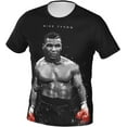 thumbnail image 2 of Mike Tyson's Shirt Men's T Shirt Polyester Sleeve Crewneck T-Shirt Classic Graphic Tees Clothes Top, 2 of 9