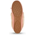 thumbnail image 6 of Floopi Womens Indoor/Outdoor Basic Memory Foam Moccasin Slipper W/Faux Fur Collar, 6 of 9