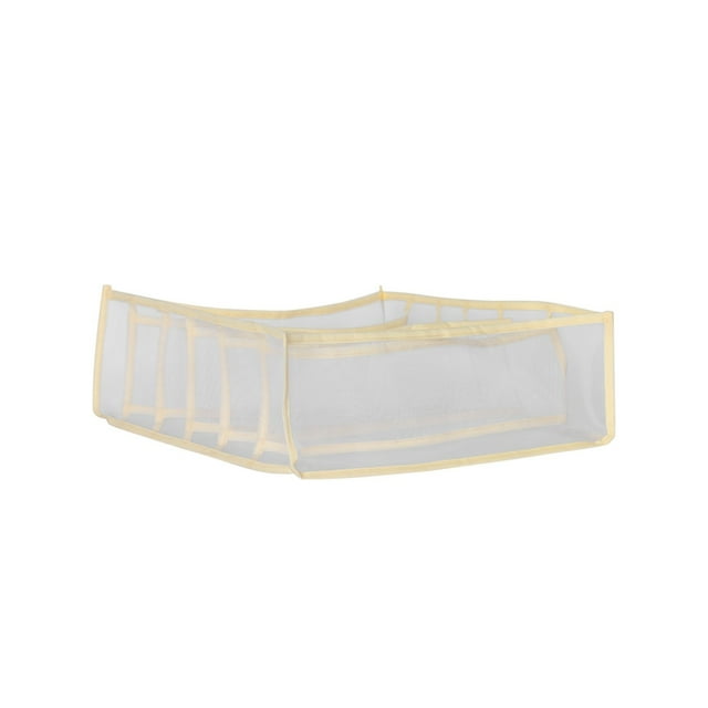 Washable Mesh Wardrobe Clothes Organizer Storage Box With Compartments For Underwear Socks Leggings