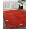 thumbnail image 2 of Ahgly Company Indoor Rectangle Contemporary Red Abstract Area Rugs, 8' x 10', 2 of 6